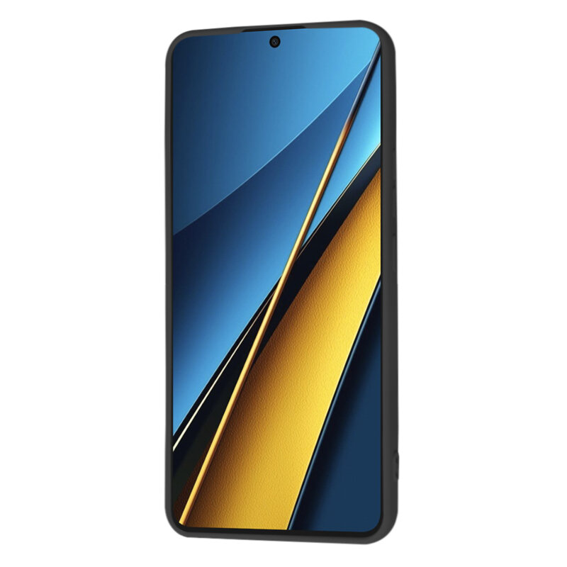 Husa silicon Xiaomi Poco X6 Techsuit SoftFlex, negru