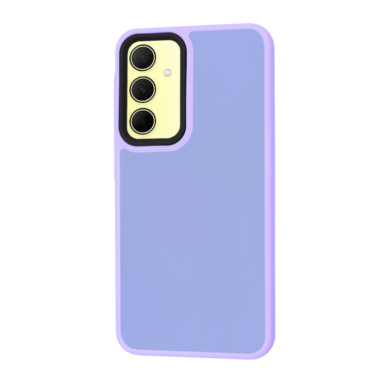 Husa Samsung Galaxy A35 5G Techsuit HaloFrost Series, mov deschis