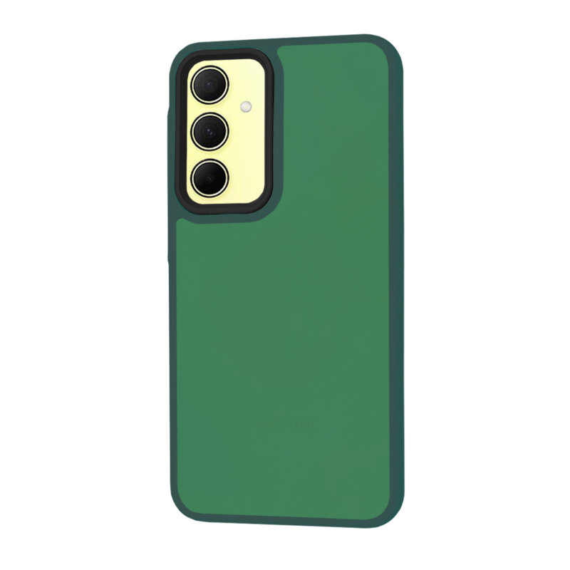 Husa Samsung Galaxy A35 5G Techsuit HaloFrost Series, verde inchis