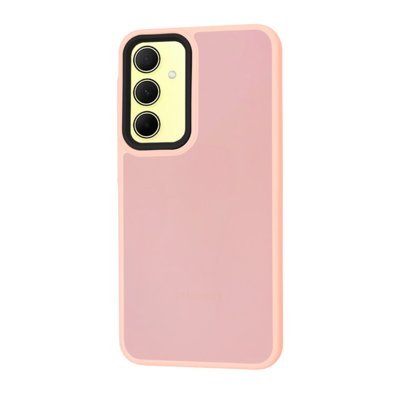Husa Samsung Galaxy A35 5G Techsuit HaloFrost Series, roz