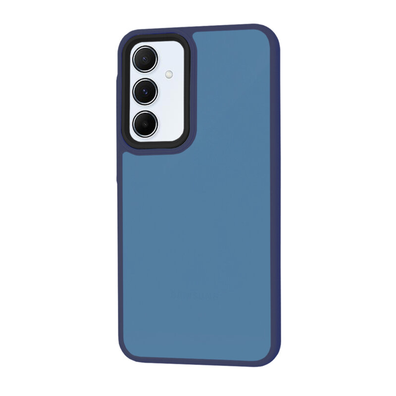 Husa Samsung Galaxy A55 5G Techsuit HaloFrost Series, bleumarin