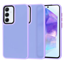Husa Samsung Galaxy A55 5G Techsuit HaloFrost Series, mov deschis