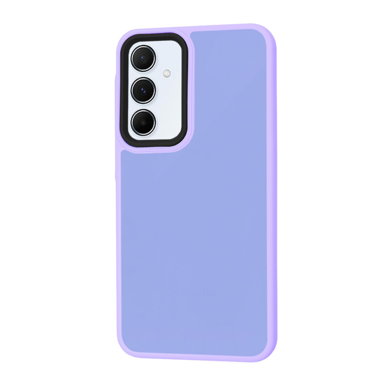 Husa Samsung Galaxy A55 5G Techsuit HaloFrost Series, mov deschis