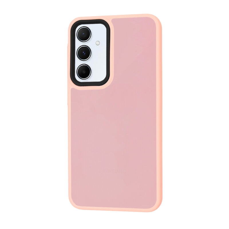 Husa Samsung Galaxy A55 5G Techsuit HaloFrost Series, roz