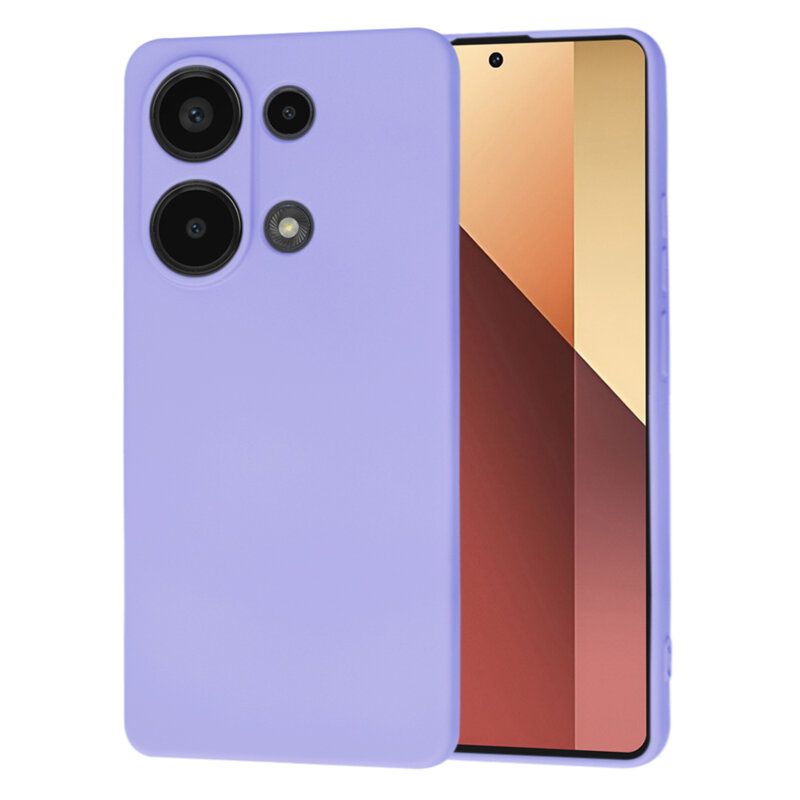 Husa silicon Xiaomi Redmi Note 13 Pro 4G Techsuit SoftFlex, violet