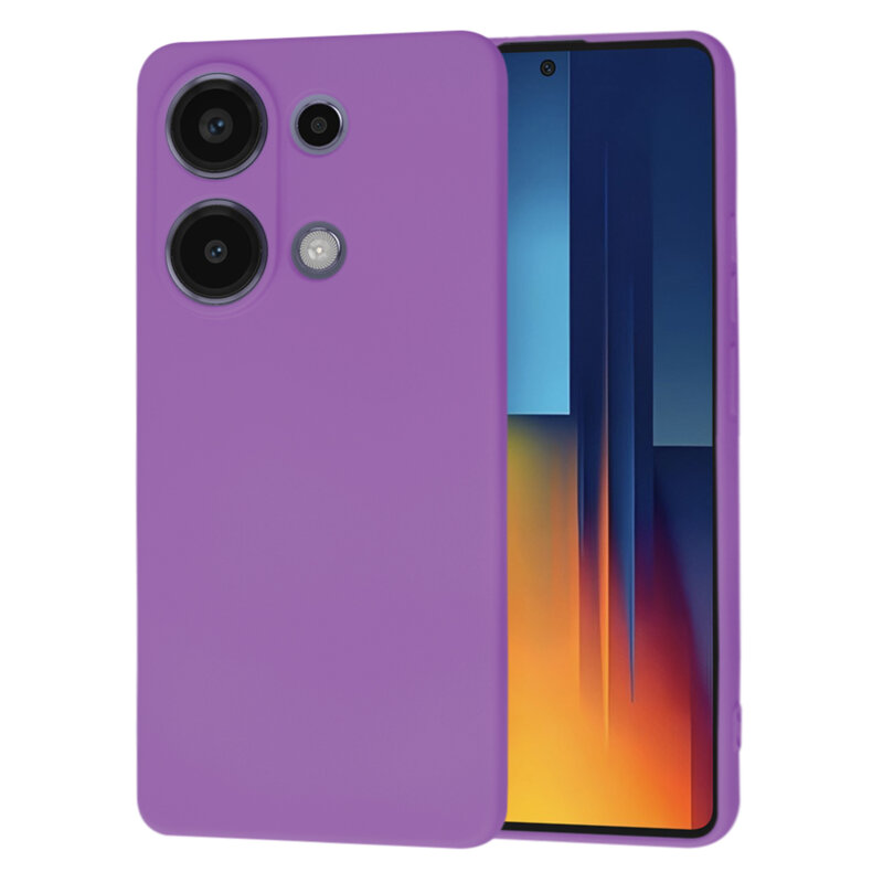 Husa silicon Xiaomi Poco M6 Pro 4G Techsuit SoftFlex, mov