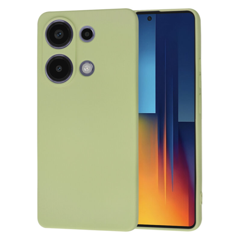Husa silicon Xiaomi Poco M6 Pro 4G Techsuit SoftFlex, verde