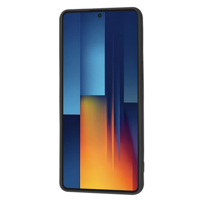 Husa silicon Xiaomi Poco M6 Pro 4G Techsuit SoftFlex, negru