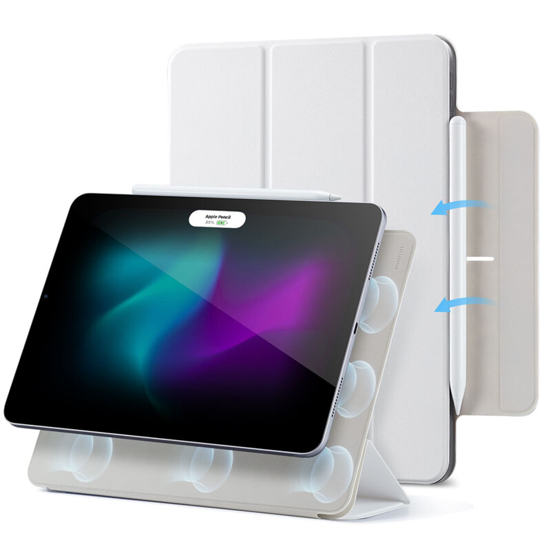 Husa iPad Pro 2020 12.9 A2069/A2232 ESR Rebound Magnetic, alb