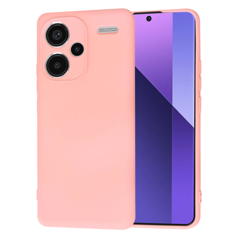 Husa silicon Xiaomi Redmi Note 13 Pro+ 5G Techsuit SoftFlex, roz