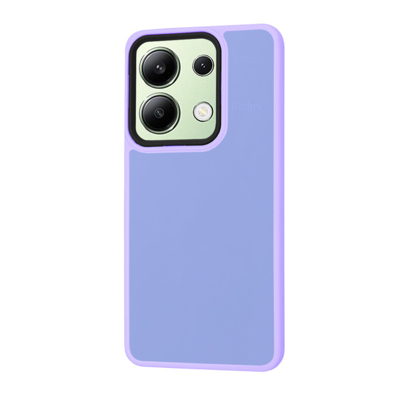 Husa Xiaomi Redmi Note 13 4G Techsuit HaloFrost Series, mov deschis