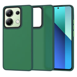 Husa Xiaomi Redmi Note 13 4G Techsuit HaloFrost Series, verde inchis