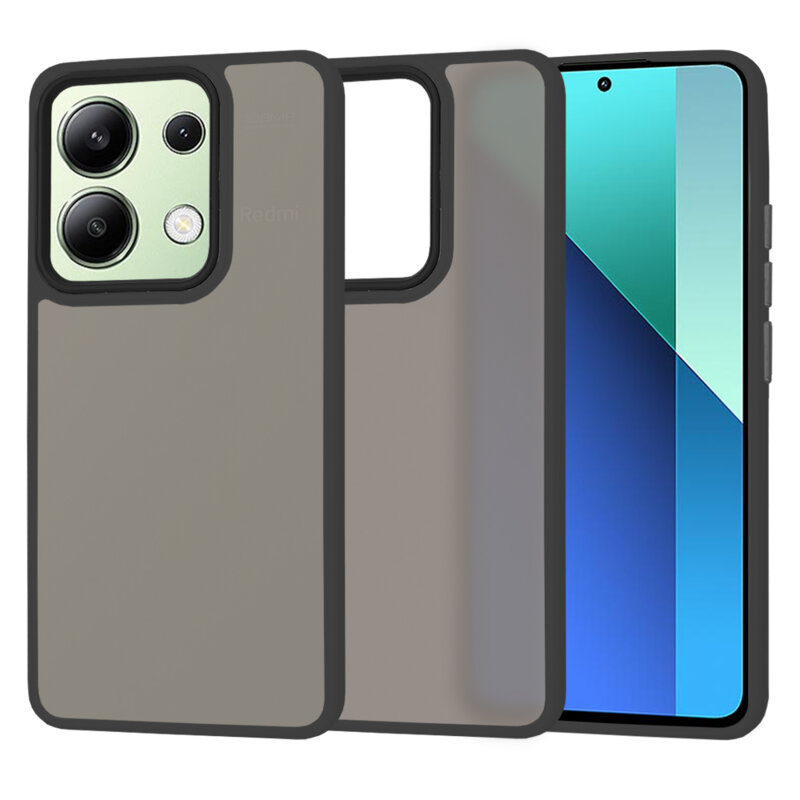 Husa Xiaomi Redmi Note 13 4G Techsuit HaloFrost Series, negru