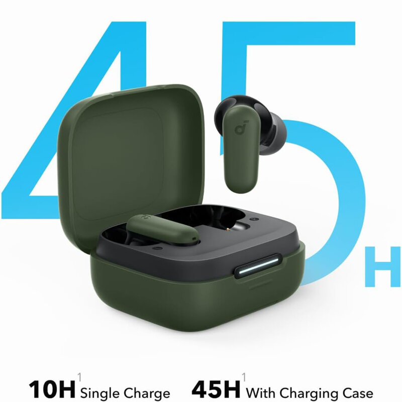 Casti Bluetooth TWS, Noise Cancelling Anker SoundCore P30i, verde