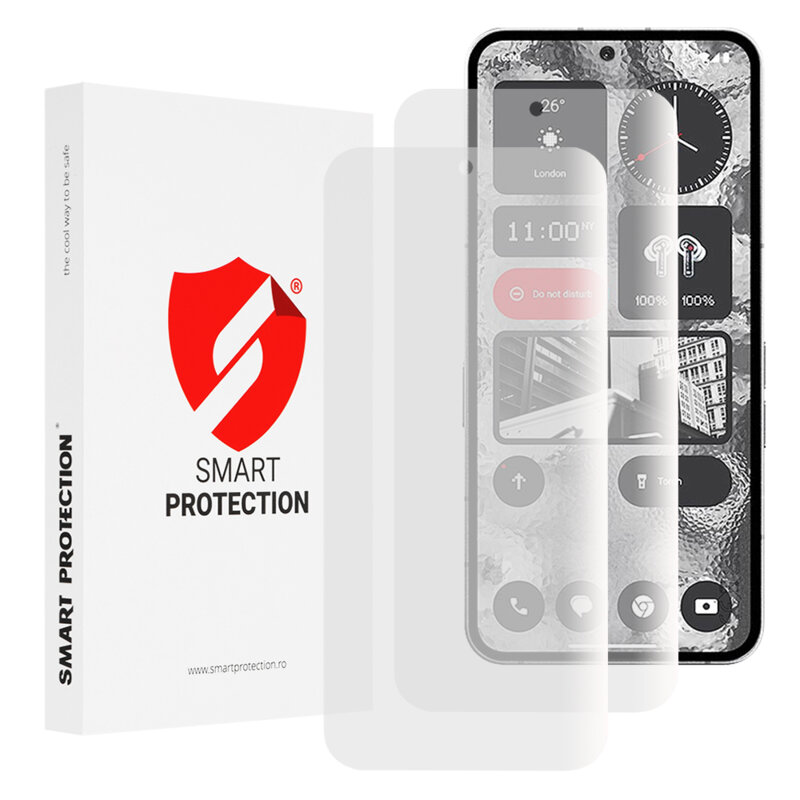 [Pachet 2x] Folie regenerabila premium Nothing Phone (2) Smart Protection Classic, transparenta