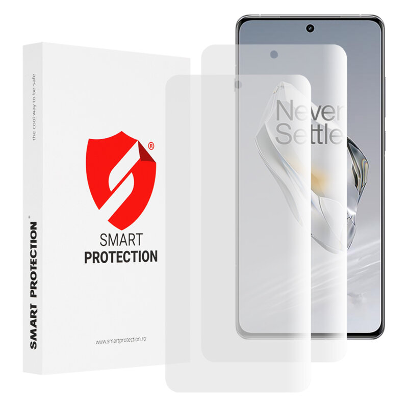 [Pachet 2x] Folie regenerabila premium OnePlus 12 Smart Protection Classic, transparenta