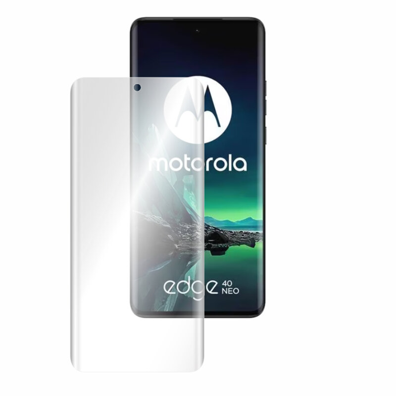 [Pachet 2x] Folie regenerabila premium Motorola Edge 40 Neo Smart Protection Classic, transparenta
