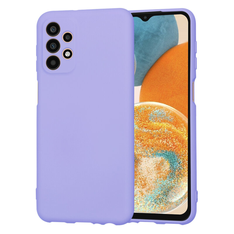 Husa silicon Samsung Galaxy A23 5G Techsuit SoftFlex, violet