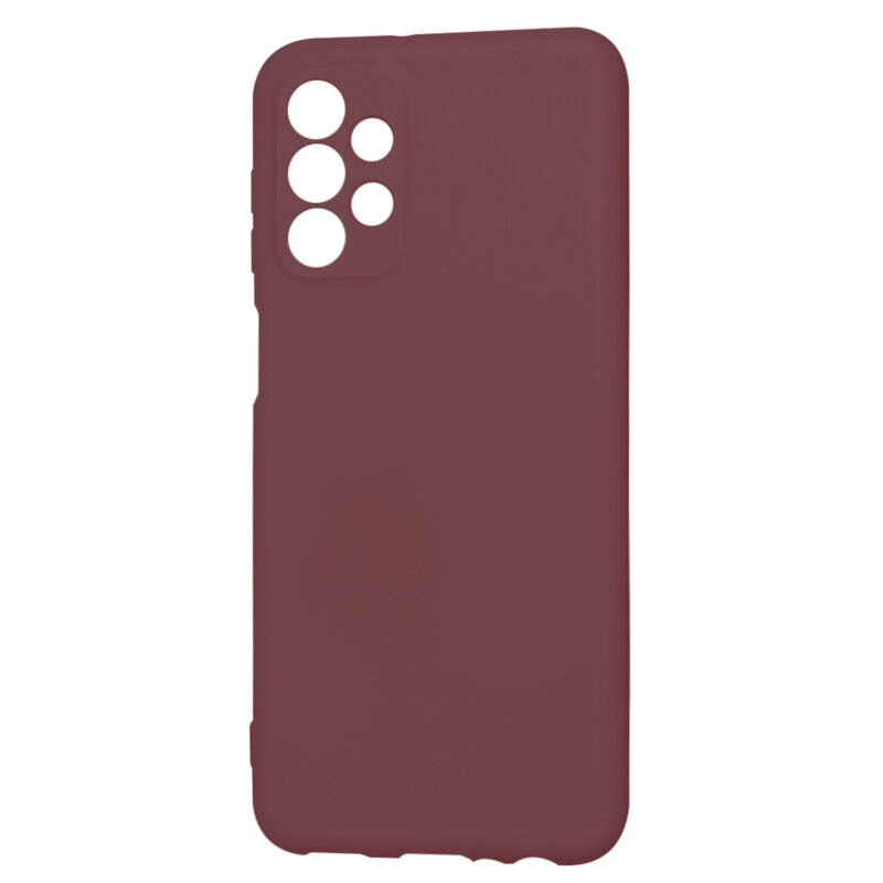 Husa silicon Samsung Galaxy A23 Techsuit SoftFlex, bordo