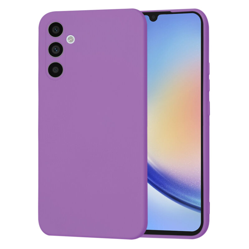 Husa silicon Samsung Galaxy A34 5G Techsuit SoftFlex, mov