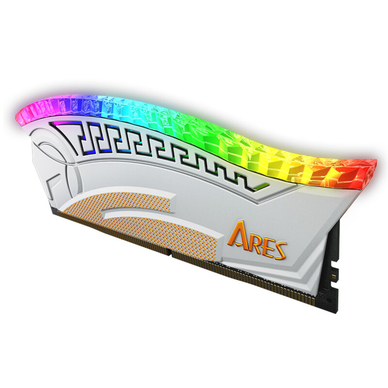 Memorie DDR4 gaming 16GB, 3600MHz, RGB, Dato, AMRGB2G816G36W, alb