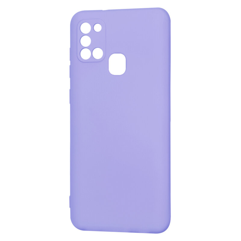 Husa silicon Samsung Galaxy A21s Techsuit SoftFlex, violet