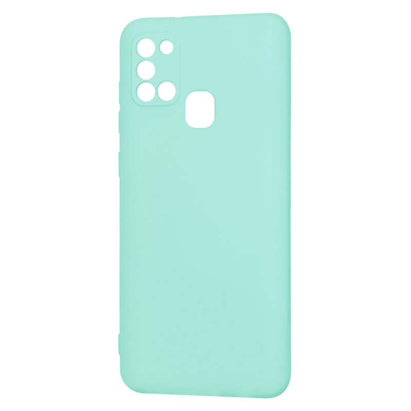 Husa silicon Samsung Galaxy A21s Techsuit SoftFlex, turcoaz