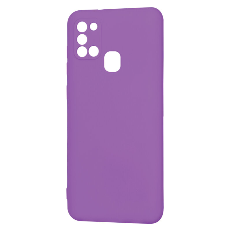 Husa silicon Samsung Galaxy A21s Techsuit SoftFlex, mov