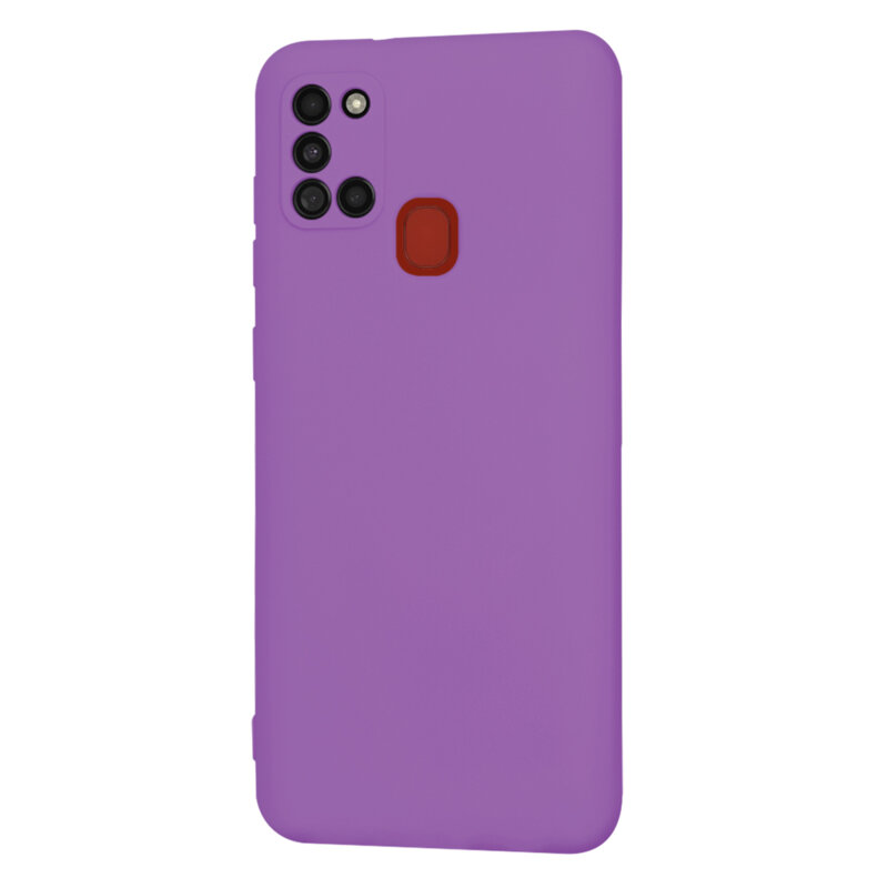 Husa silicon Samsung Galaxy A21s Techsuit SoftFlex, mov
