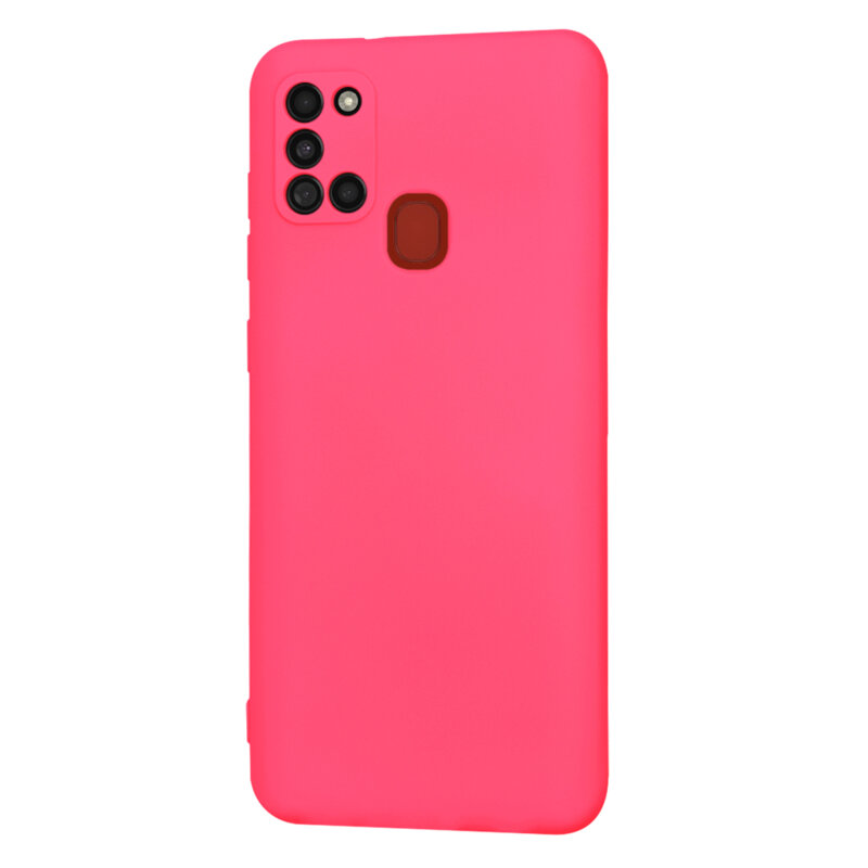 Husa silicon Samsung Galaxy A21s Techsuit SoftFlex, fucsia