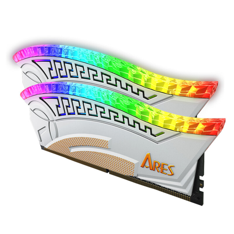 [Kit 2x] Memory Gaming DDR4 16GB, 3200MHz Dato, AMRGB16GX232G32W, alb