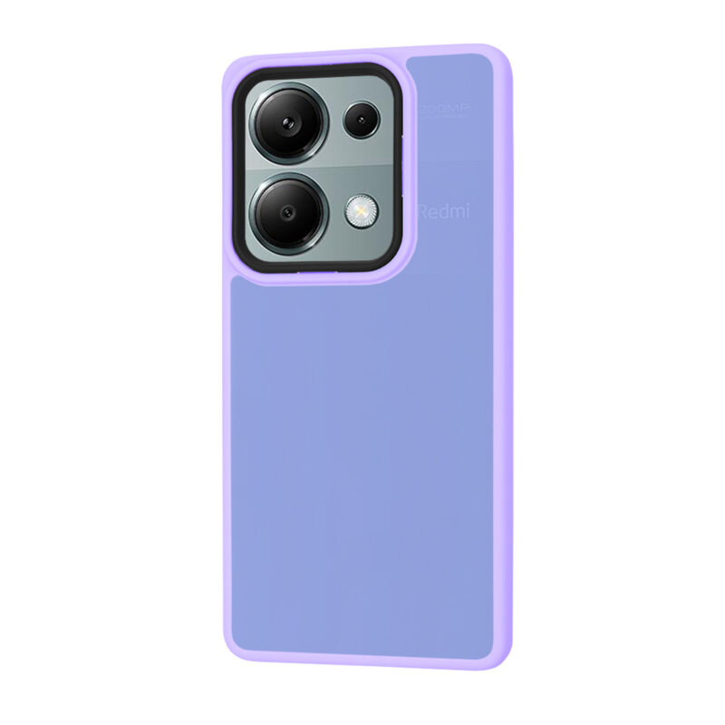 Husa Xiaomi Redmi Note 13 Pro 4G Techsuit HaloFrost Series, mov deschis
