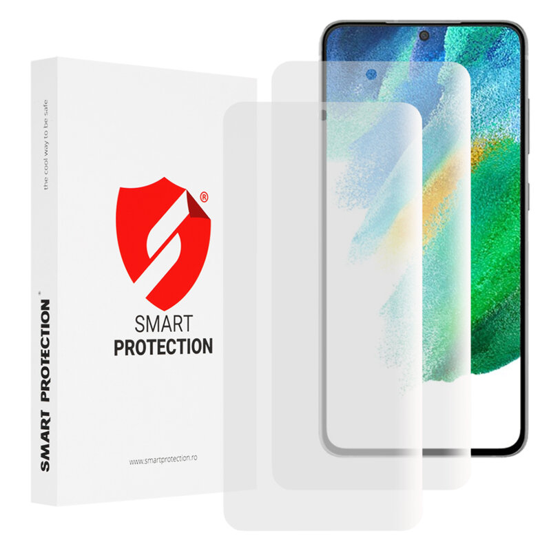 [Pachet 2x] Folie regenerabila premium Samsung Galaxy S21 FE 5G Smart Protection Classic, transparenta