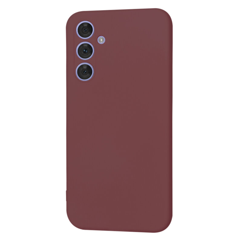 Husa silicon Samsung Galaxy A54 Techsuit SoftFlex, bordo