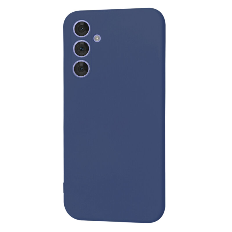 Husa silicon Samsung Galaxy A54 Techsuit SoftFlex, bleumarin