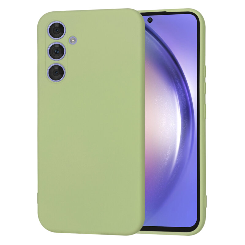 Husa silicon Samsung Galaxy A54 Techsuit SoftFlex, verde