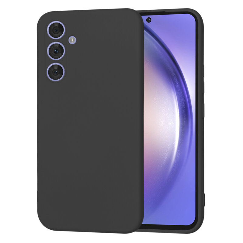 Husa silicon Samsung Galaxy A54 Techsuit SoftFlex, negru