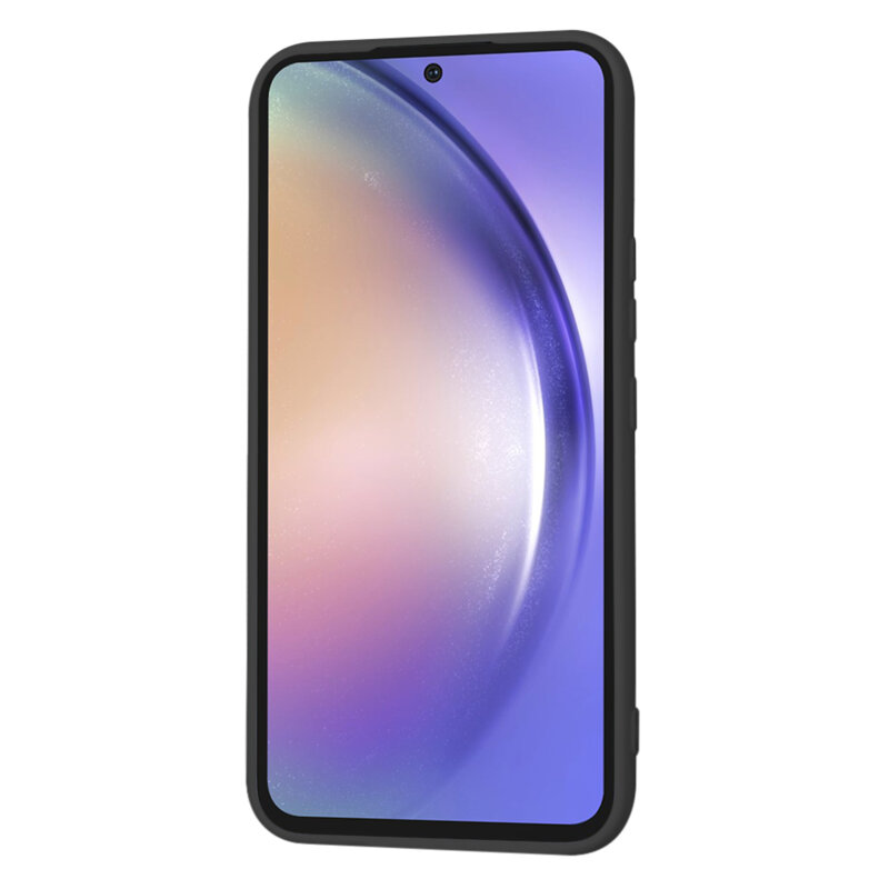 Husa silicon Samsung Galaxy A54 Techsuit SoftFlex, negru