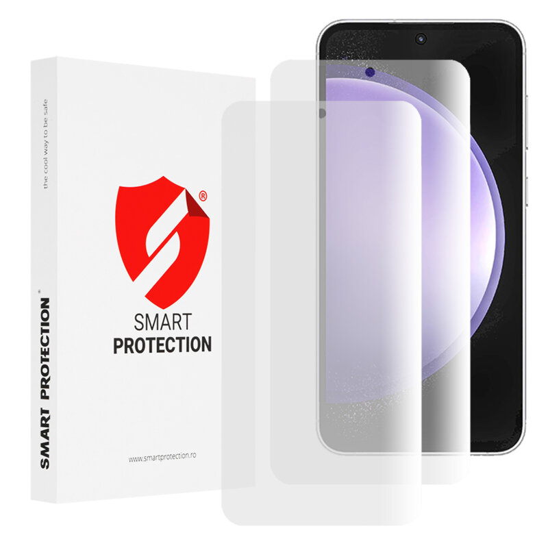 [Pachet 2x] Folie regenerabila premium Samsung Galaxy S23 FE Smart Protection Classic, transparenta