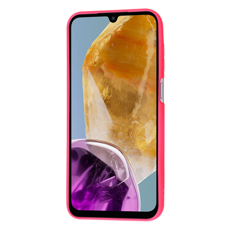 Husa silicon Samsung Galaxy M15 Techsuit SoftFlex, fucsia