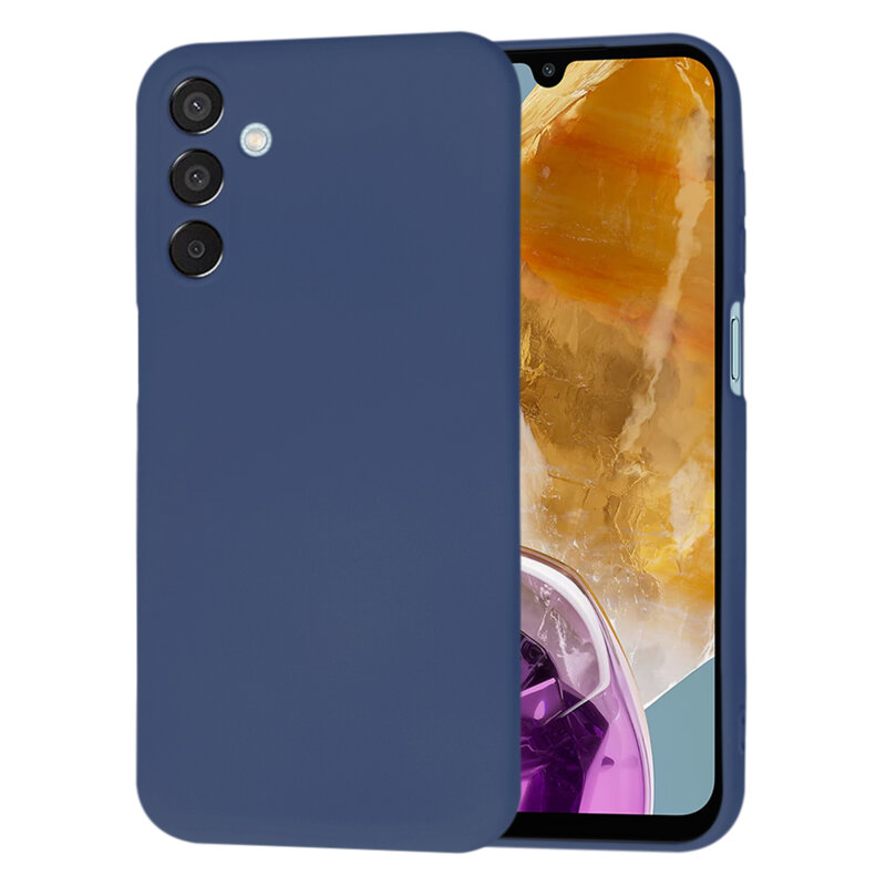 Husa silicon Samsung Galaxy M15 Techsuit SoftFlex, bleumarin