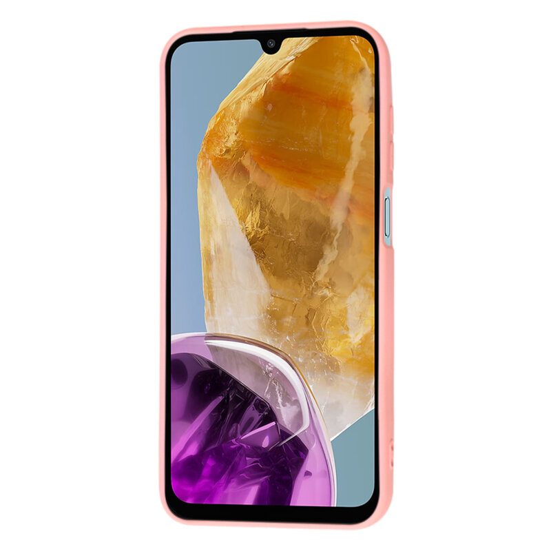 Husa silicon Samsung Galaxy M15 Techsuit SoftFlex, roz