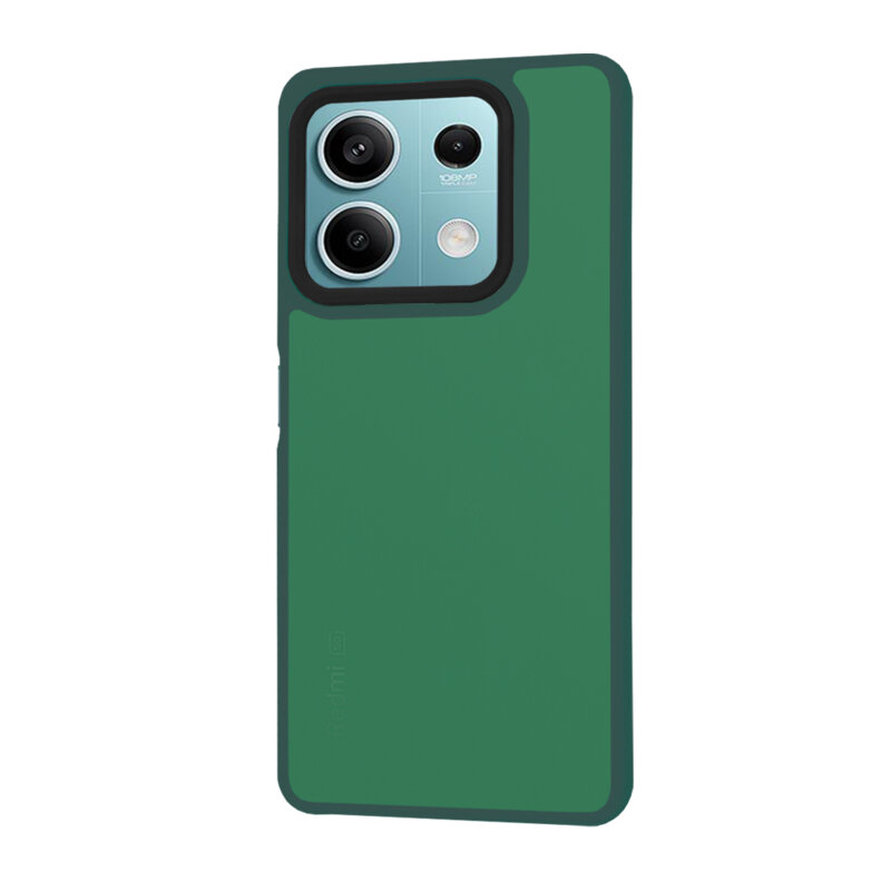 Husa Xiaomi Redmi Note 13 5G Techsuit HaloFrost Series, verde inchis