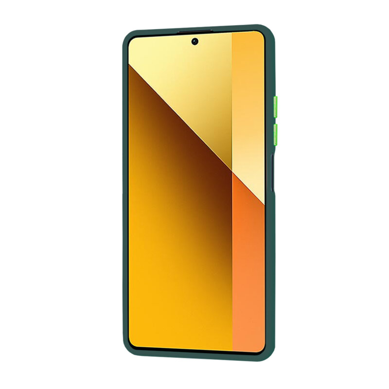 Husa Xiaomi Redmi Note 13 5G Techsuit HaloFrost Series, verde inchis