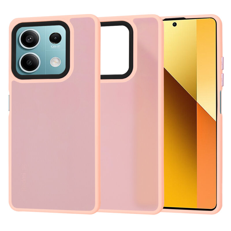 Husa Xiaomi Redmi Note 13 5G Techsuit HaloFrost Series, roz