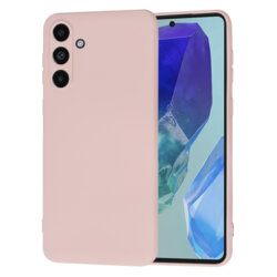 Husa silicon Samsung Galaxy M55 Techsuit SoftFlex, roz pudra
