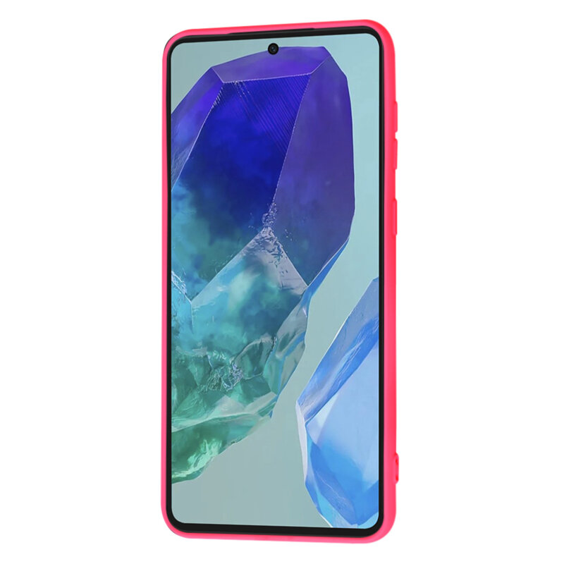 Husa silicon Samsung Galaxy M55 Techsuit SoftFlex, fucsia