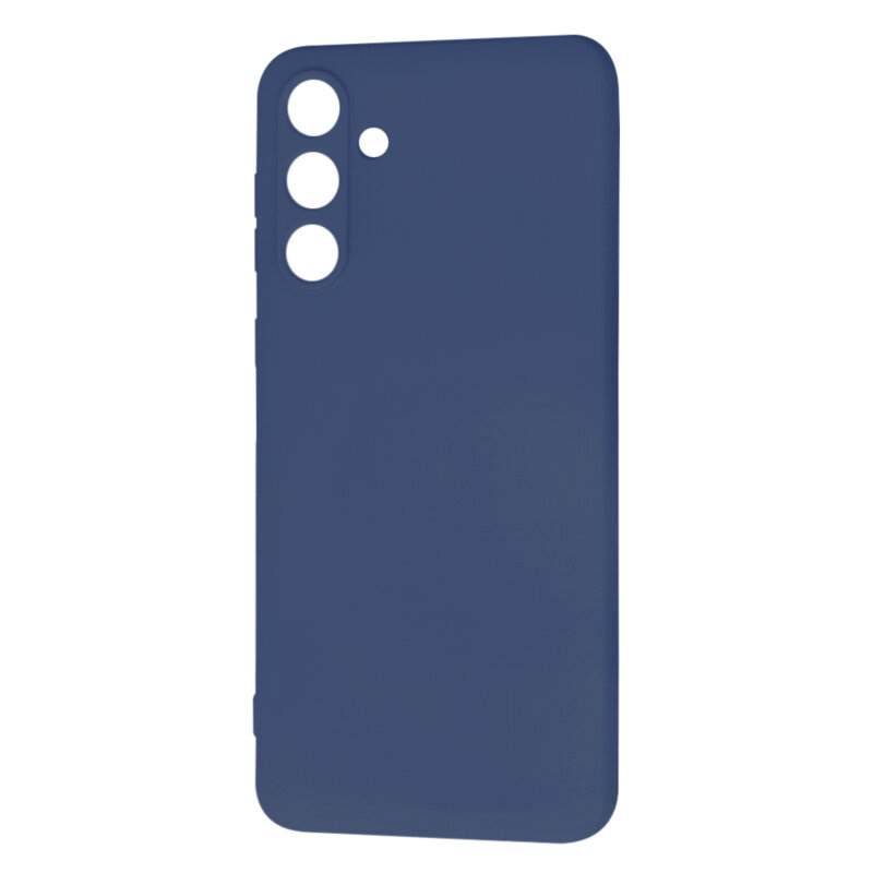 Husa silicon Samsung Galaxy M55 Techsuit SoftFlex, bleumarin