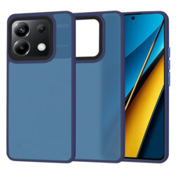 Husa Xiaomi Poco X6 Techsuit HaloFrost Series, bleumarin