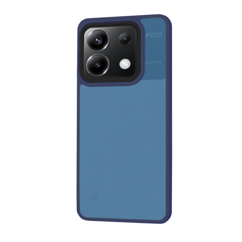 Husa Xiaomi Poco X6 Techsuit HaloFrost Series, bleumarin